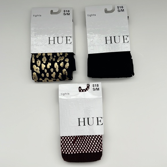 HUE Accessories - NIB 3 Pairs S/M Size HUE Tights
